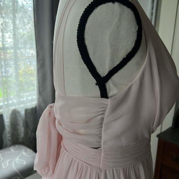 Bridesmaid Dresses - 3 Azazie blush color sizes 2, 4/6 & 12/14 worn once - Picture 6 of 10